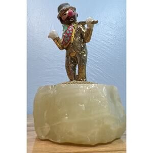 Ron Lee Hobo Circus Rodeo Clown Hitchhiking Figurine Sculpture Signed Dated 1988